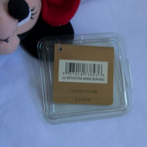 Disney Plush Minnie Mouse July Birthstone Doll - Picture 8 of 9